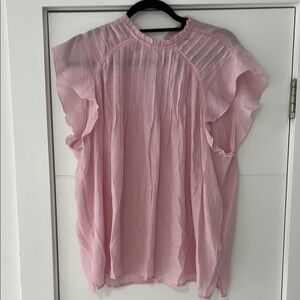 Too Cute Summer Pink Ruffled Women's Top